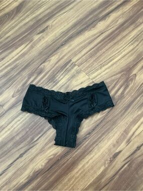Victoria's Secret Black Lace Hipster Panties